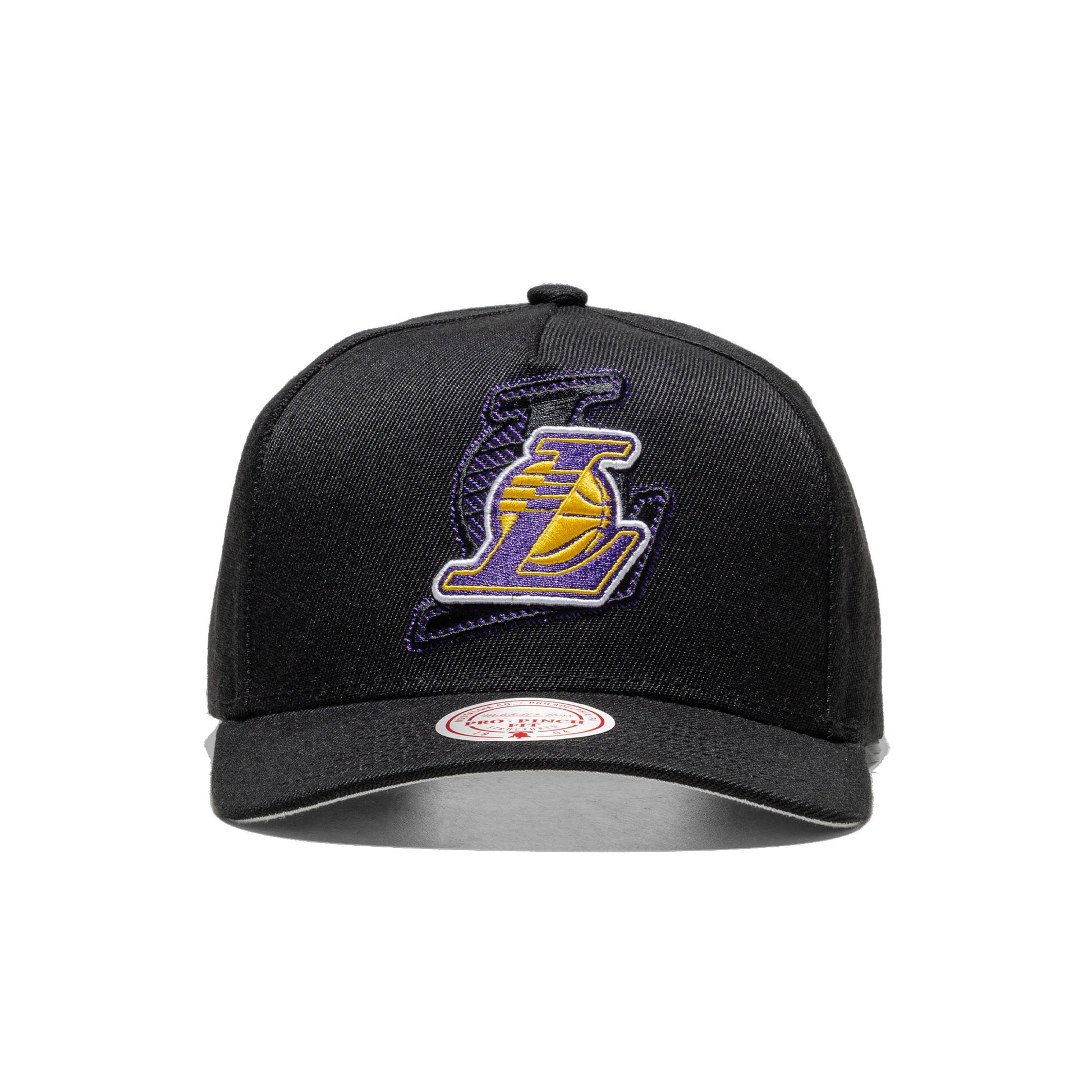 Mitchell & Ness Tilted Pro Snapback LA Lakers Black  - HP12813-LALBLCK
