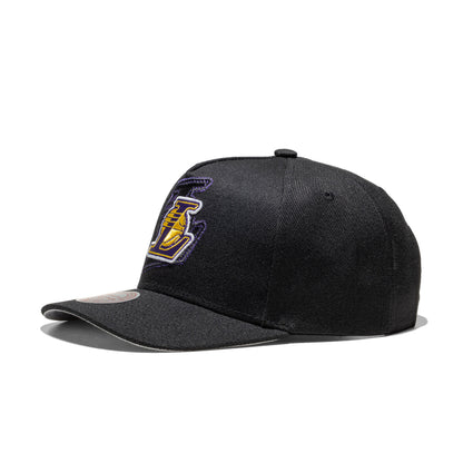 Mitchell & Ness Tilted Pro Snapback LA Lakers Black  - HP12813-LALBLCK