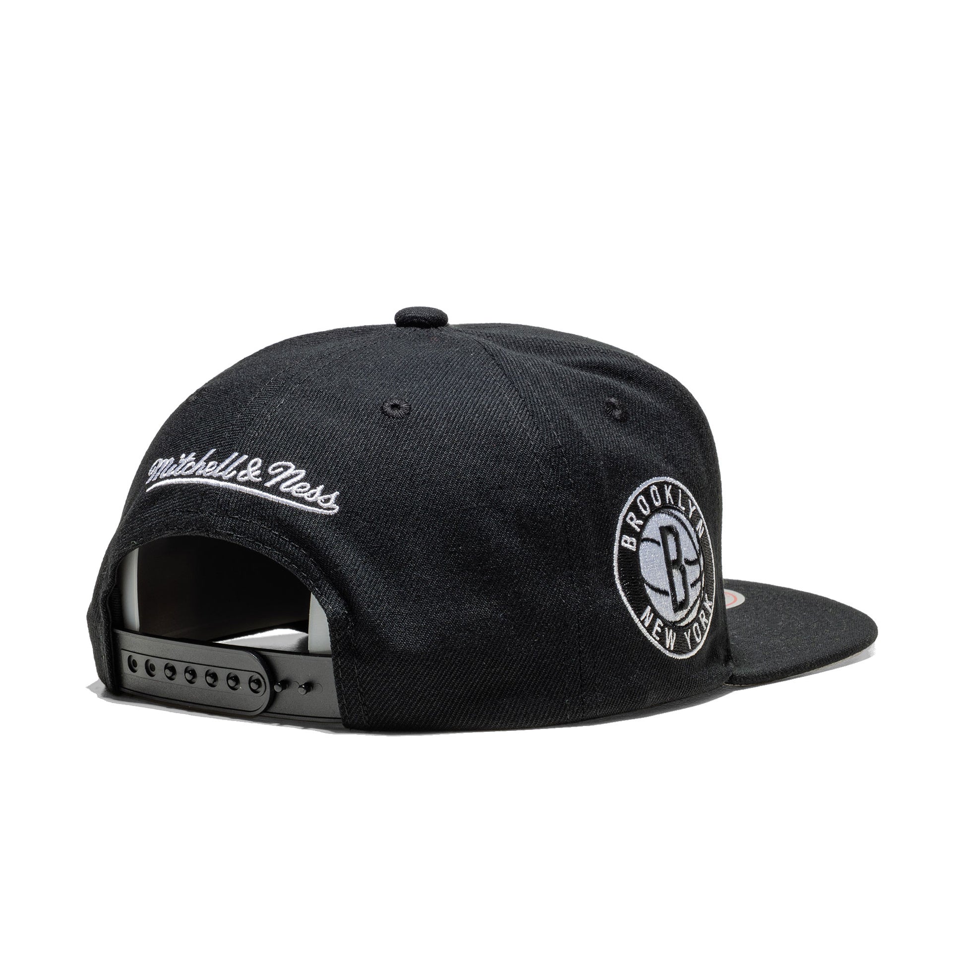 Mitchell & Ness Evergreen Black/White Snapback Nets  - HS8547-BNEBLCK