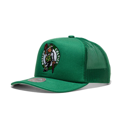 Mitchell & Ness Evergreen Trucker Hat Boston Celtics Green  - HT8032-BCEGREN