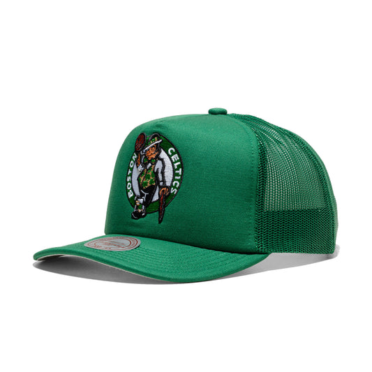 Mitchell & Ness Evergreen Trucker Hat Boston Celtics Green  - HT8032-BCEGREN