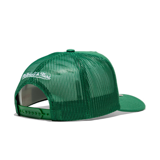Mitchell & Ness Evergreen Trucker Hat Boston Celtics Green  - HT8032-BCEGREN