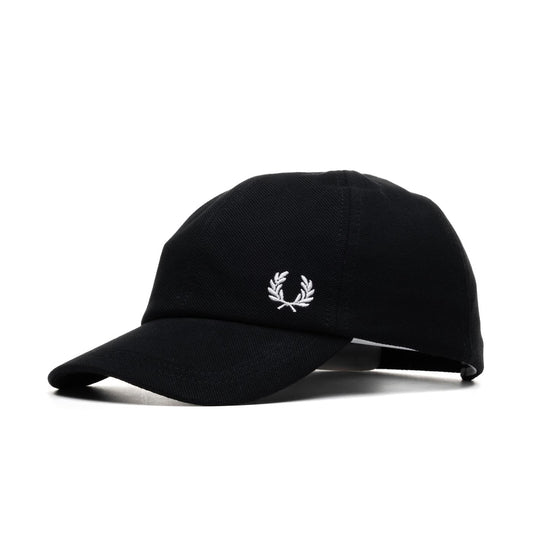 Fred Perry Classic Pique Cap Black  - HW1650-464