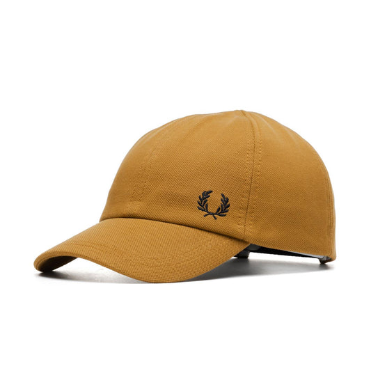 Fred Perry Classic Pique Cap Dark Caramel  - HW1650-644