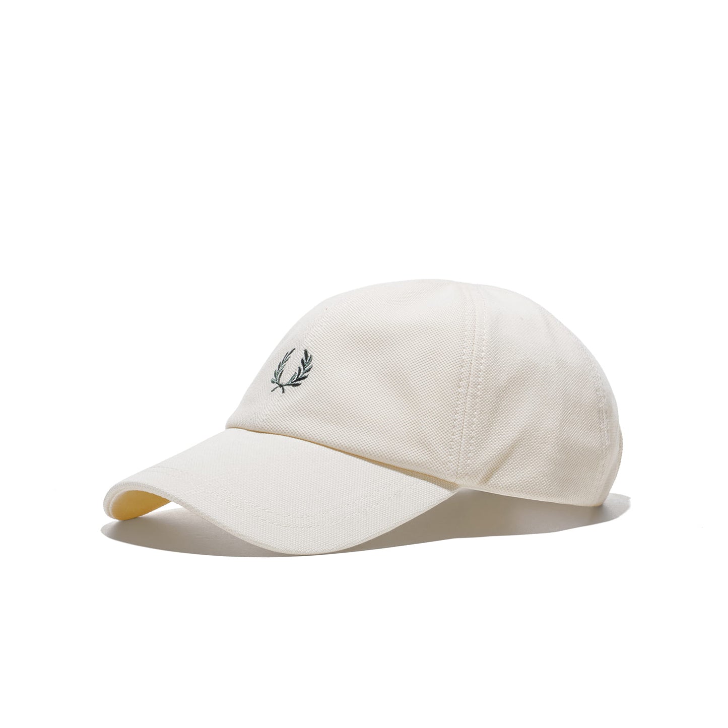 Fred Perry Piqué Classic Cap Ecru/Grassroots  - HW2295-13B