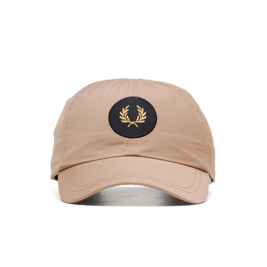 Fred Perry Laurel Wreath Patch Cap Warm Stone  - HW5667-363