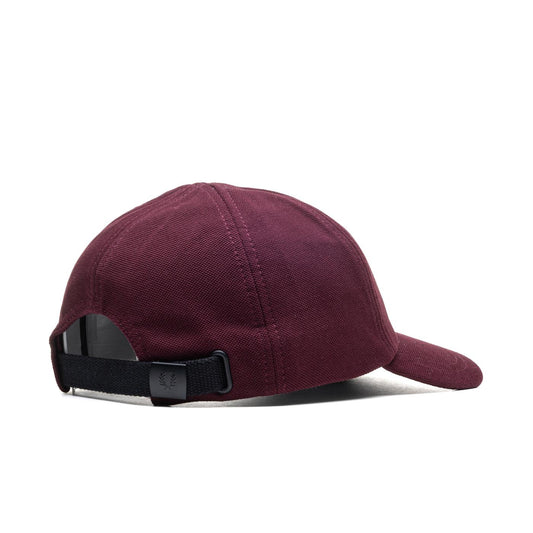 Fred Perry Classic Piqué Cap Oxblood/Shaded Stone  - HW6726-T13