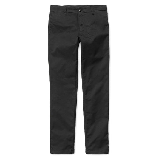 Carhartt Sid Pant Black Rinsed  - I0033678902