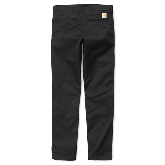 Carhartt Sid Pant Black Rinsed  - I0033678902