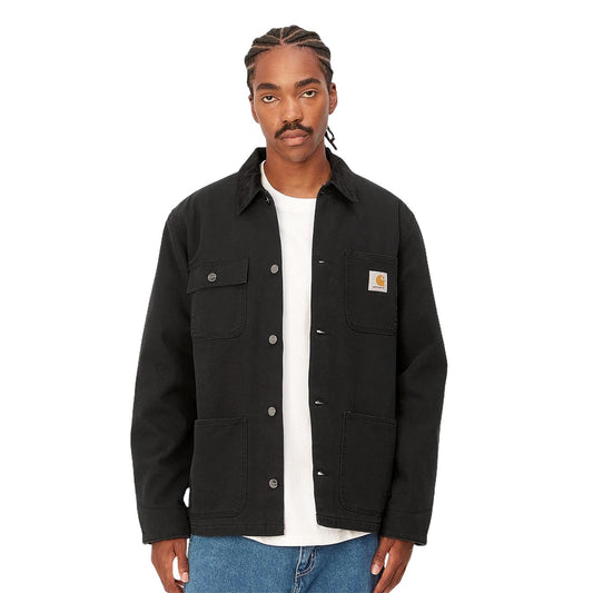 Carhartt WIP Michigan Coat Black/Black rigid  - I01526100E01