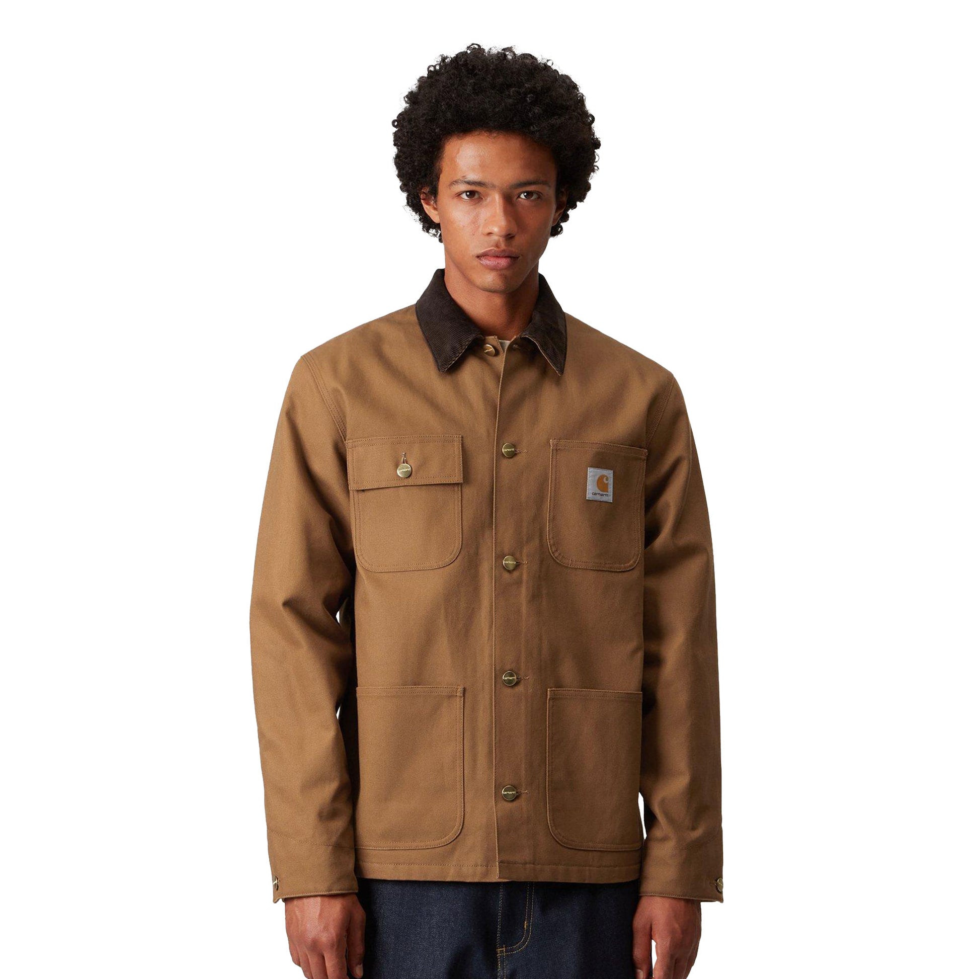 Carhartt WIP Michigan Coat Hamilton Brown/Tobacco rigid  - I01526100S01