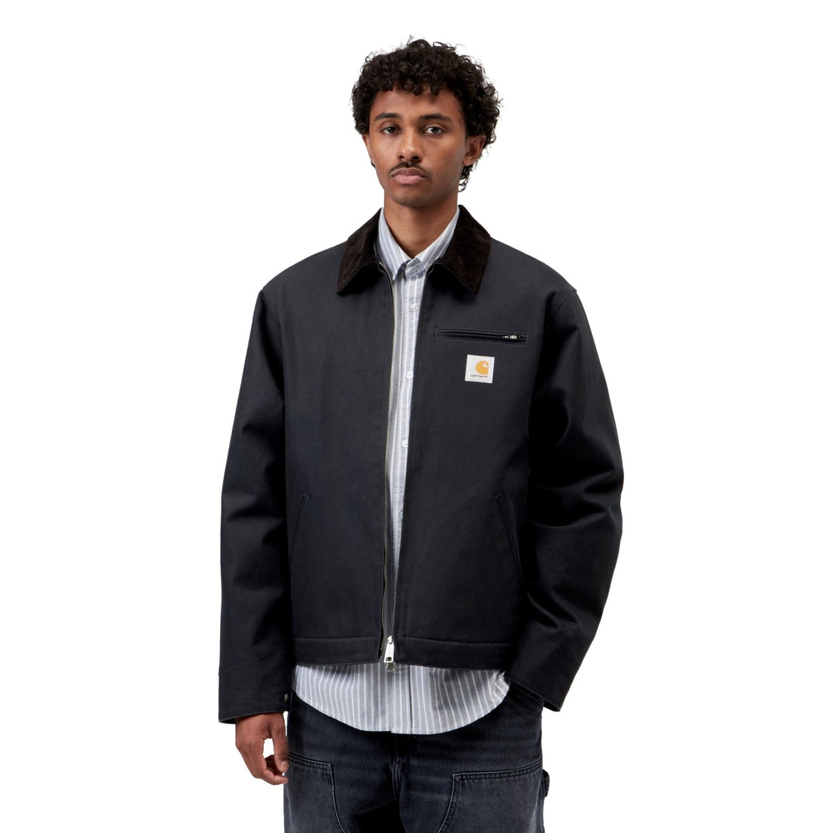 Carhartt WIP Detroit Jacket Dark Navy/Black rigid  - I0152640DI01