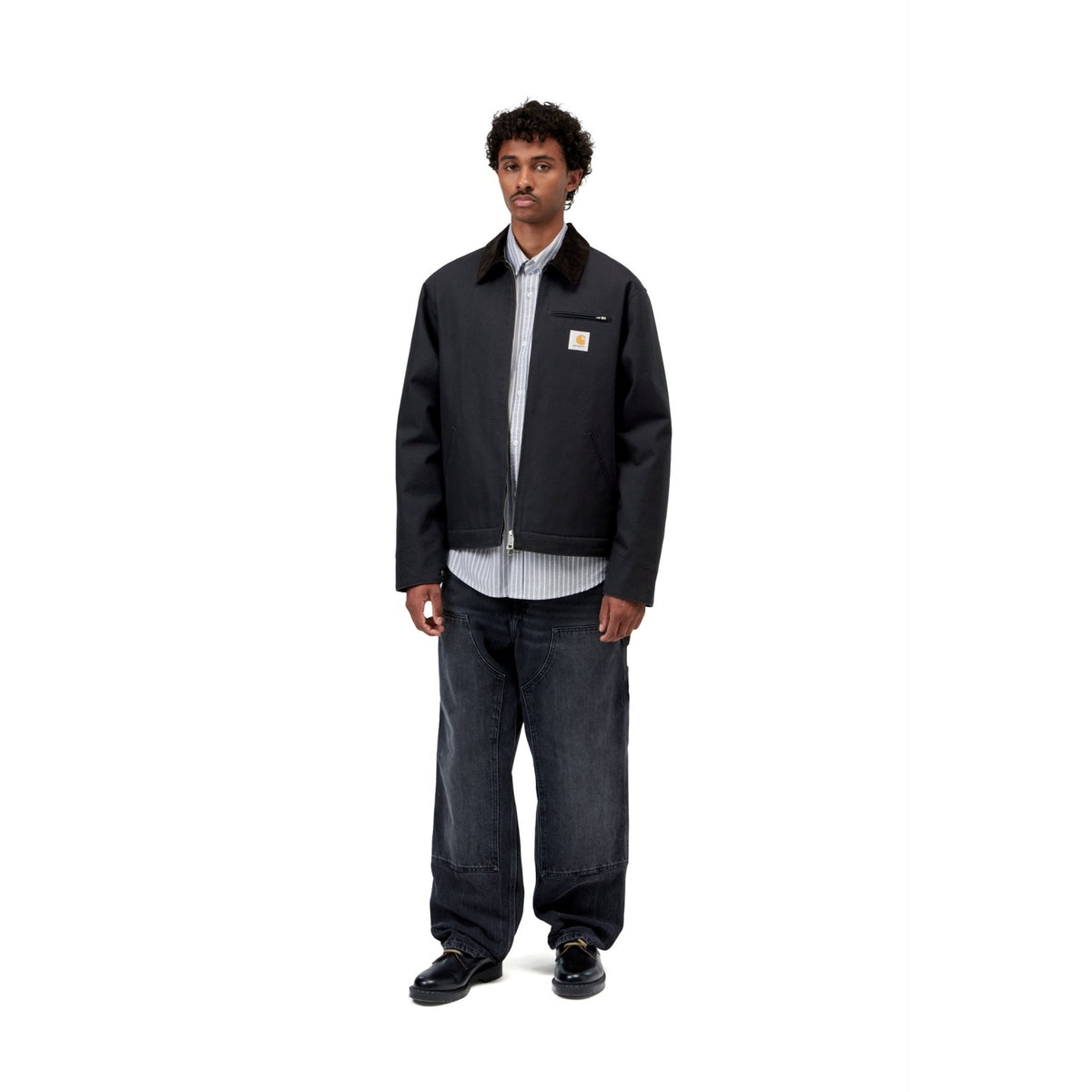 Carhartt WIP Detroit Jacket Dark Navy/Black rigid  - I0152640DI01
