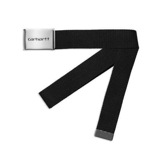 Carhartt Clip Belt Chrome Black  - I01917689XX