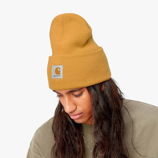 Carhartt Acrylic Watch Hat Ochre  - I0202220W1XX