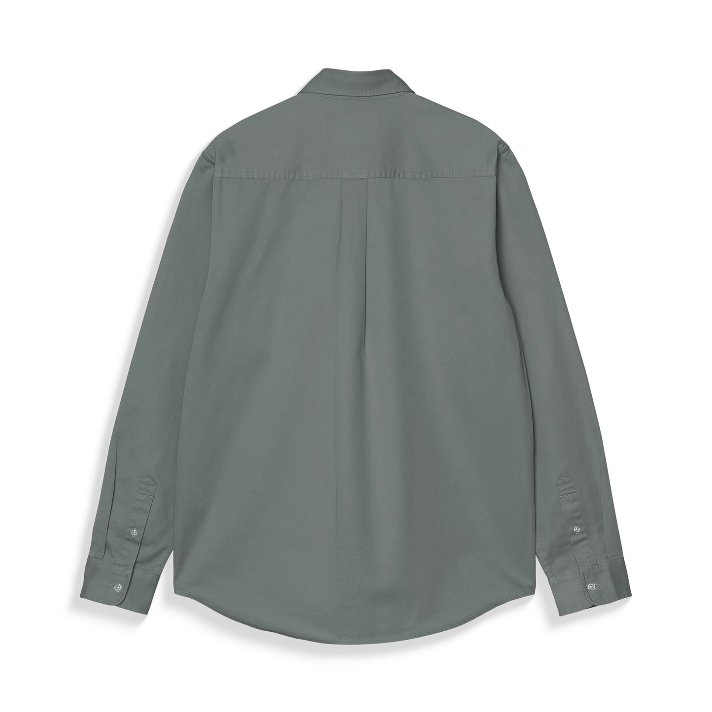Carhartt WIP L/S Madison Shirt Velvet Green/White  - I0233393HLXX