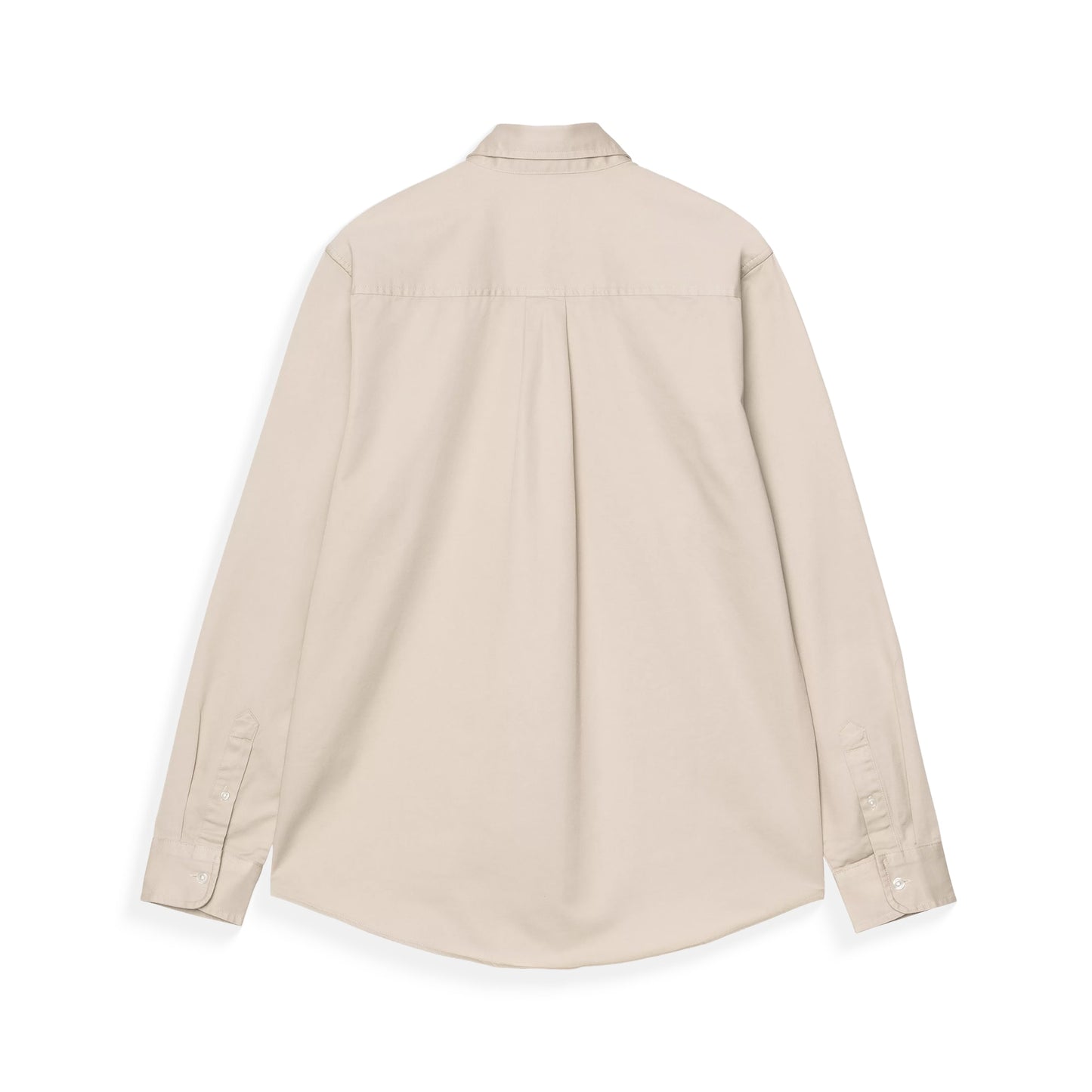 Carhartt WIP L/S Madison Shirt Stone/White  - I0233393M7XX