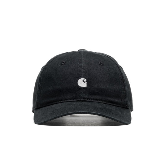 Carhartt Madison Logo Cap Black/White  - I0237500D2XX