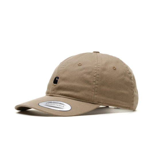 Carhartt Madison Logo Cap Leather/Black  - I0237500DKXX