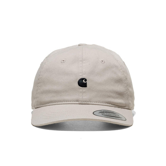 Carhartt WIP Madison Logo Cap Moonbeam/Black  - I0237502DUXX