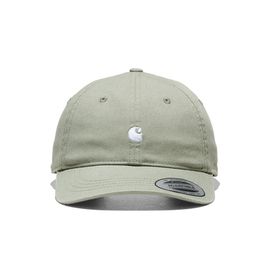 Carhartt WIP Madison Logo Cap Pale Olive/White  - I02375031NXX
