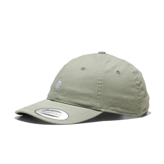 Carhartt WIP Madison Logo Cap Pale Olive/White  - I02375031NXX