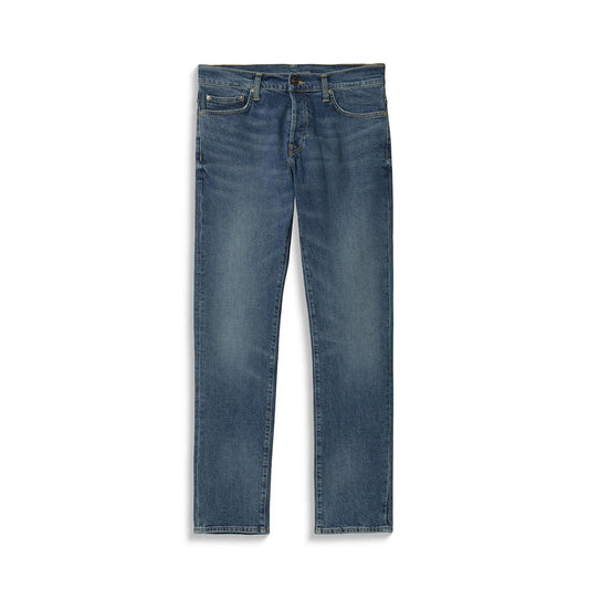 Carhartt Klondike Pant Blue Mid Used Wash  - I02489801WH