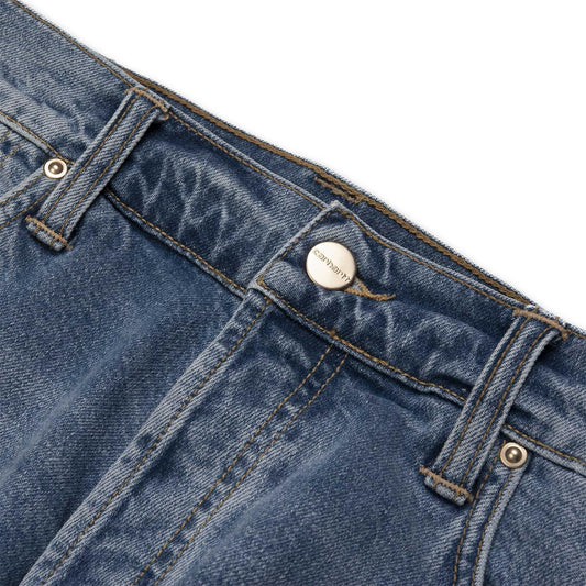 Carhartt Klondike Pant Blue Worn Bleached  - I02489801WJ