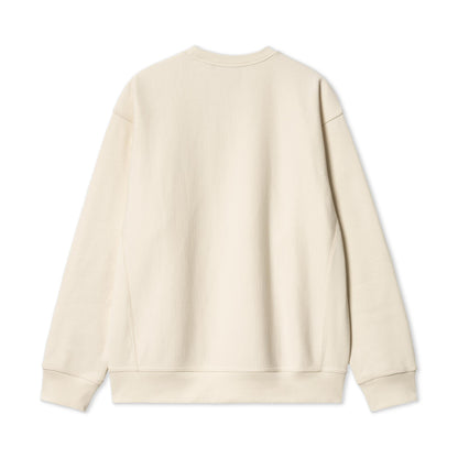 Carhartt WIP American Script Sweat Natural  - I02547505XX