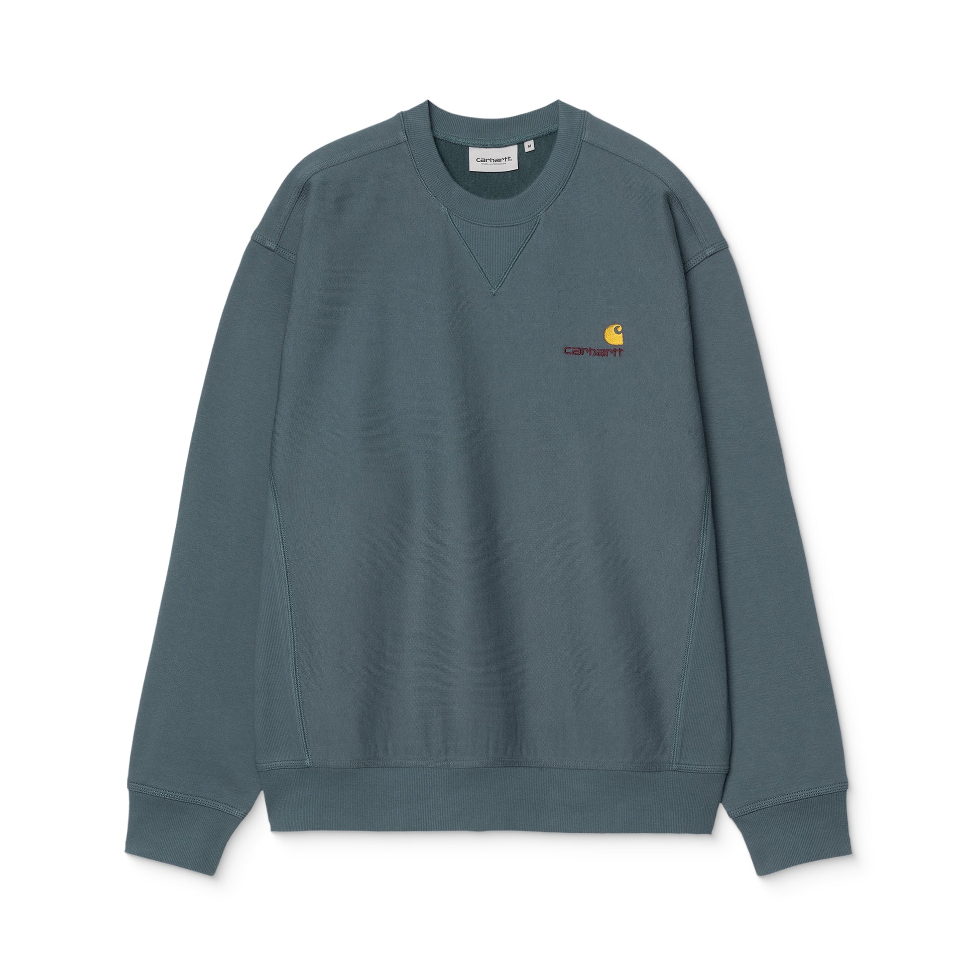 Carhartt WIP American Script Sweat Office Blue  - I0254753GBXX