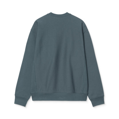 Carhartt WIP American Script Sweat Office Blue  - I0254753GBXX