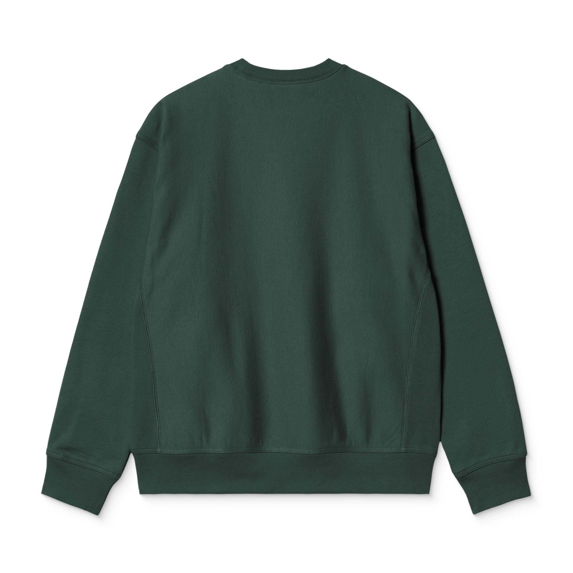 Carhartt WIP American Script Sweat Kale Green  - I0254753GHXX