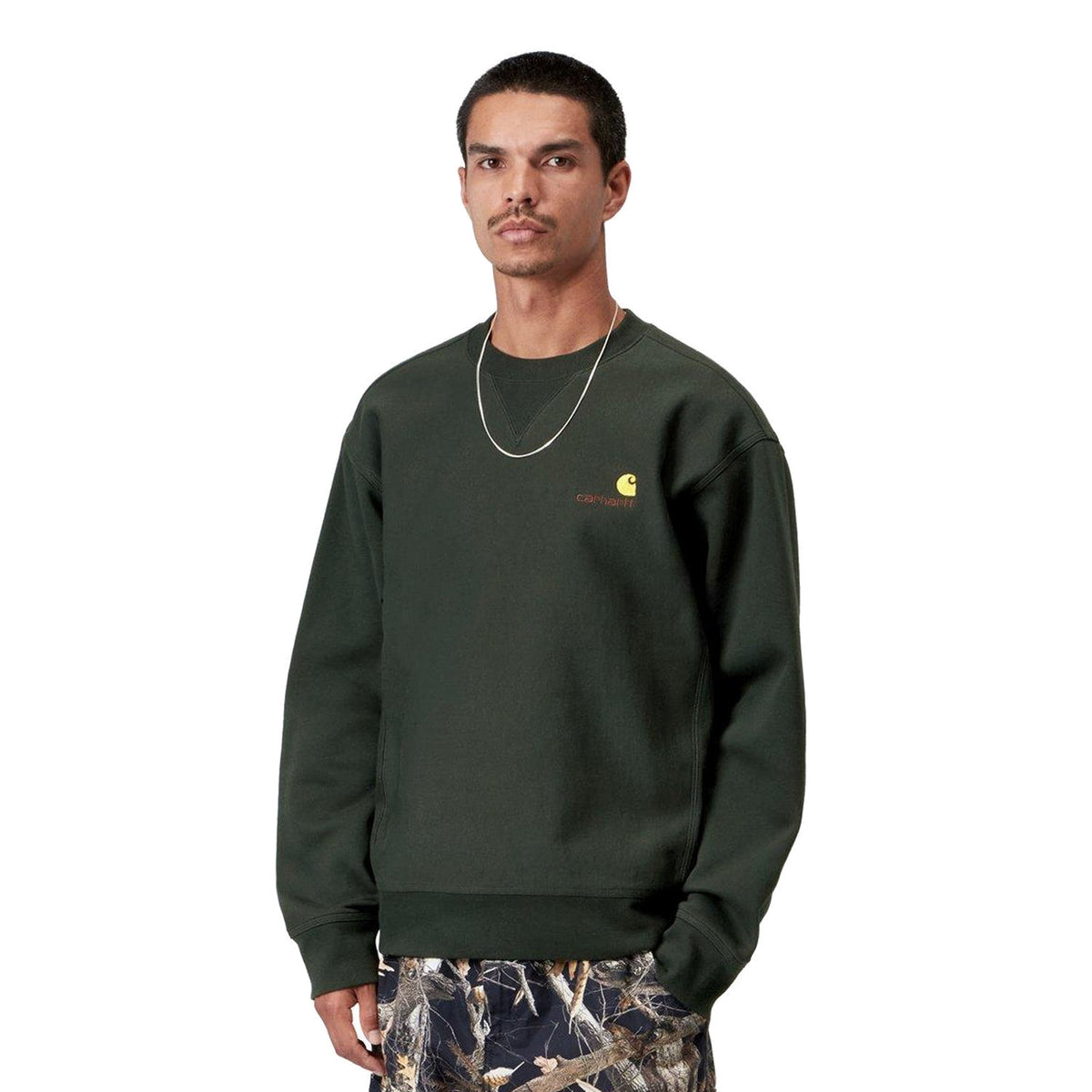 Carhartt WIP American Script Sweat Raven  - I0254753T6XX