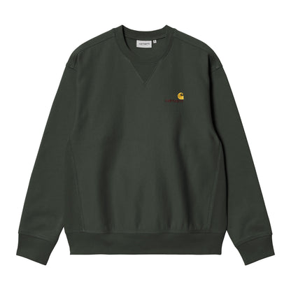 Carhartt WIP American Script Sweat Raven  - I0254753T6XX