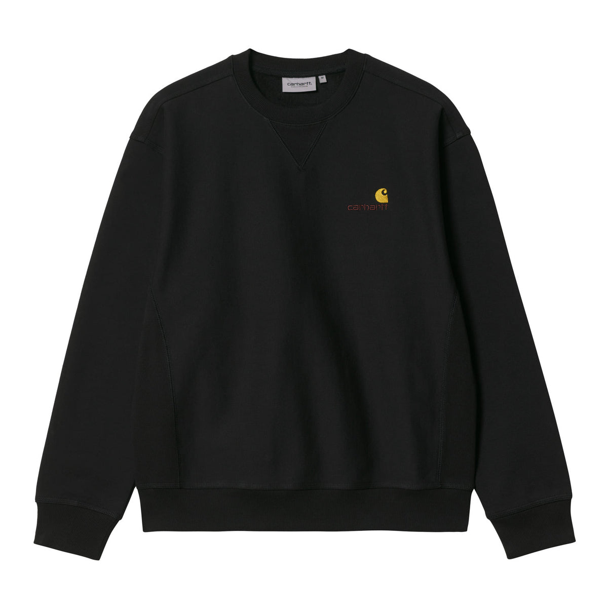 Carhartt WIP American Script Sweat Black  - I02547589XX