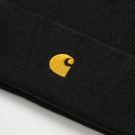 Carhartt Chase Beanie Black/Gold