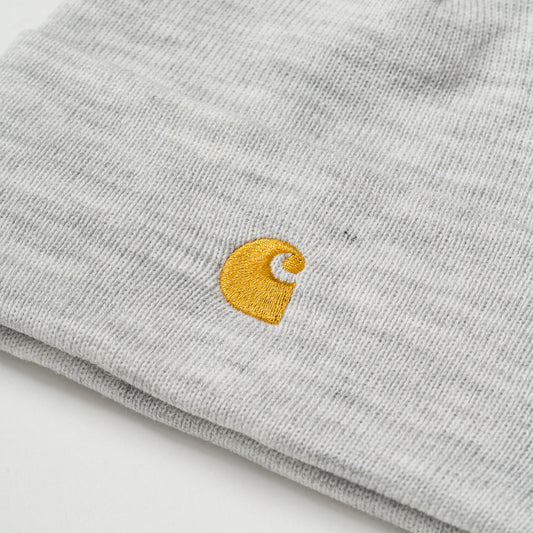 Carhartt Chase Beanie Ash Heather/Gold