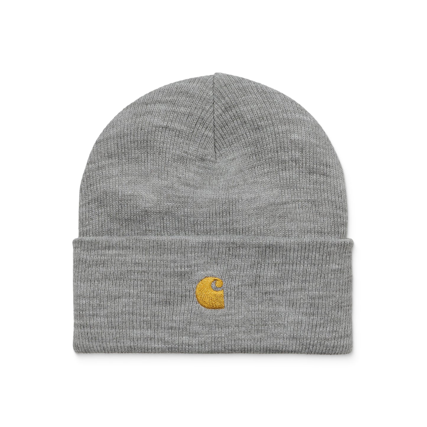 Carhartt WIP Chase Beanie Grey Heather/Gold  - I02622200MXX