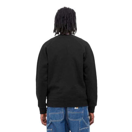 Carhartt Chase Sweat Black/Gold  - I02638300FXX