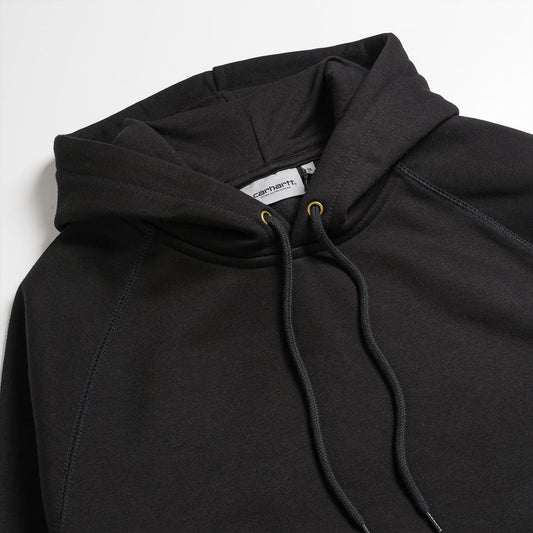Carhartt Hooded Chase Sweat Black/Gold  - I02638400FXX