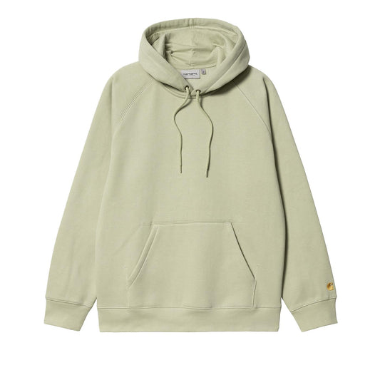 Carhartt WIP Hooded Chase Sweat Agave/Gold  - I0263841GUXX