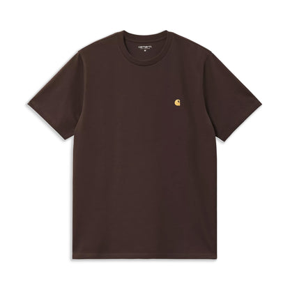Carhartt S/S Chase T-Shirt Tobacco/Gold  - I02639100WXX