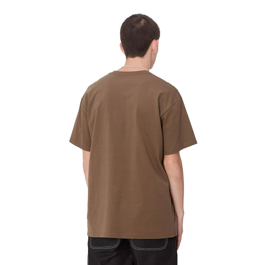 Carhartt WIP S/S Chase T-Shirt Chocolate/Gold  - I026391218XX