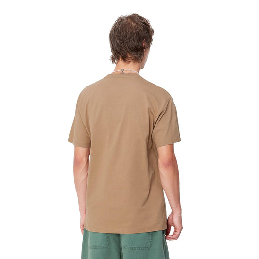 Carhartt WIP S/S Chase T-Shirt Peanut/Gold  - I0263912GQXX