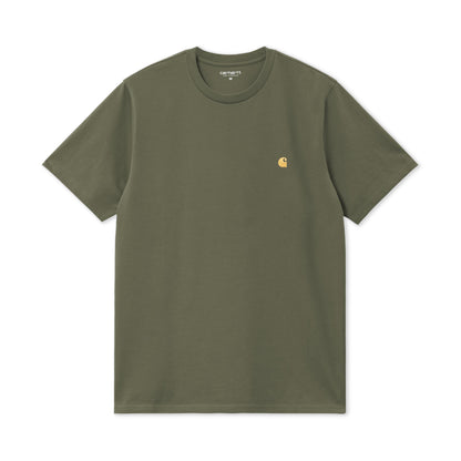 Carhartt WIP S/S Chase T-Shirt Leaf/Gold  - I0263913LRXX