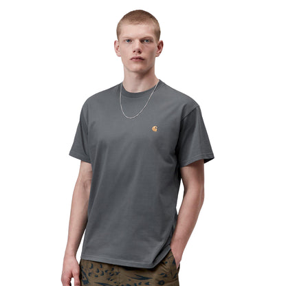 Carhartt WIP S/S Chase T-Shirt Styx/Gold  - I0263913TSXX