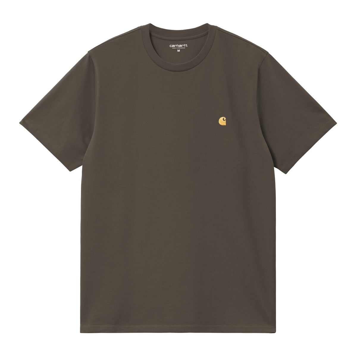 Carhartt WIP S/S Chase T-Shirt Shungite/Gold  - I0263913X9XX