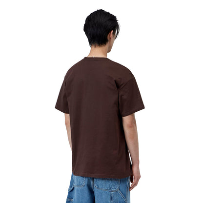 Carhartt WIP S/S Chase T-Shirt Palisander/Gold  - I0263913XEXX