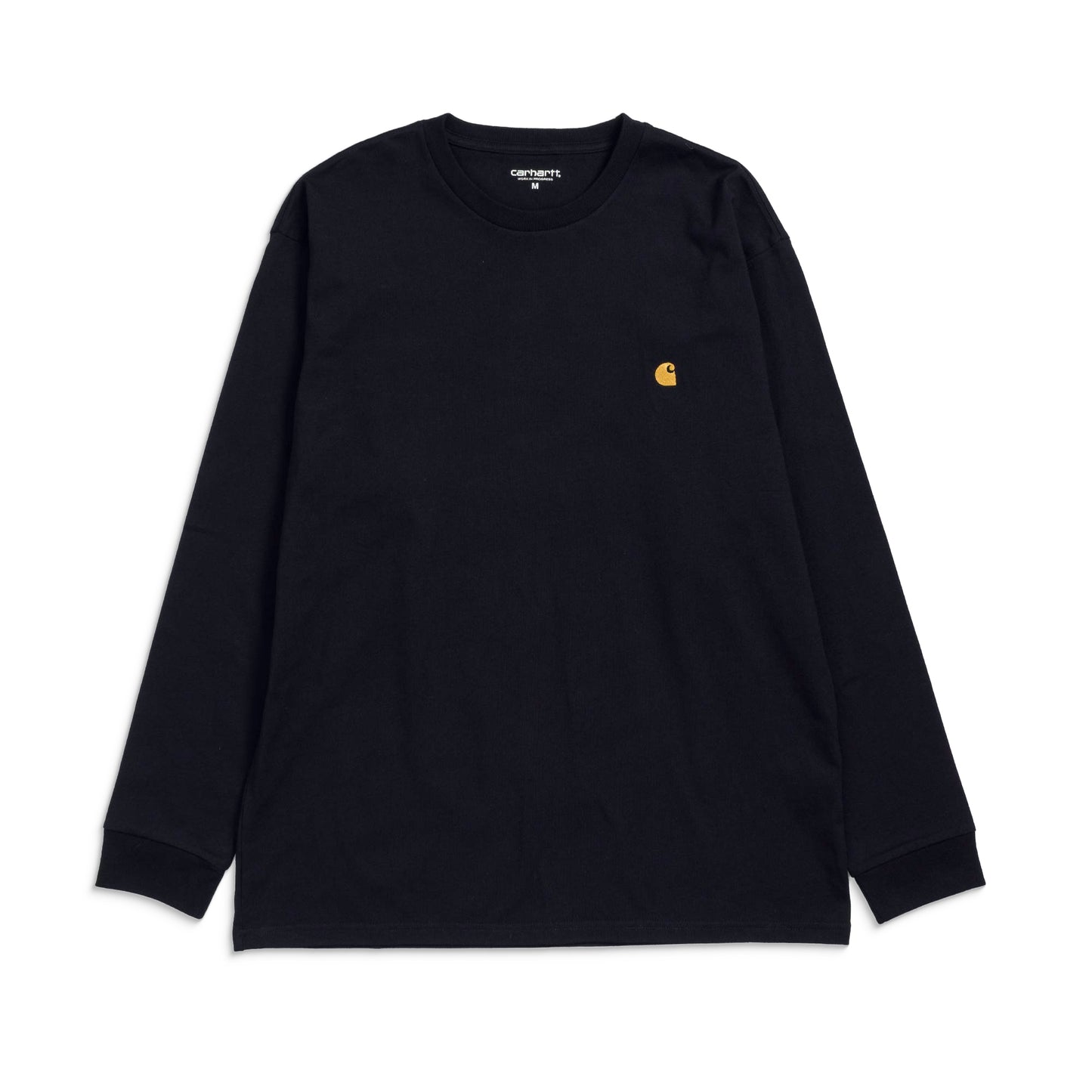 Carhartt L/S Chase T-Shirt Dark Navy/Gold