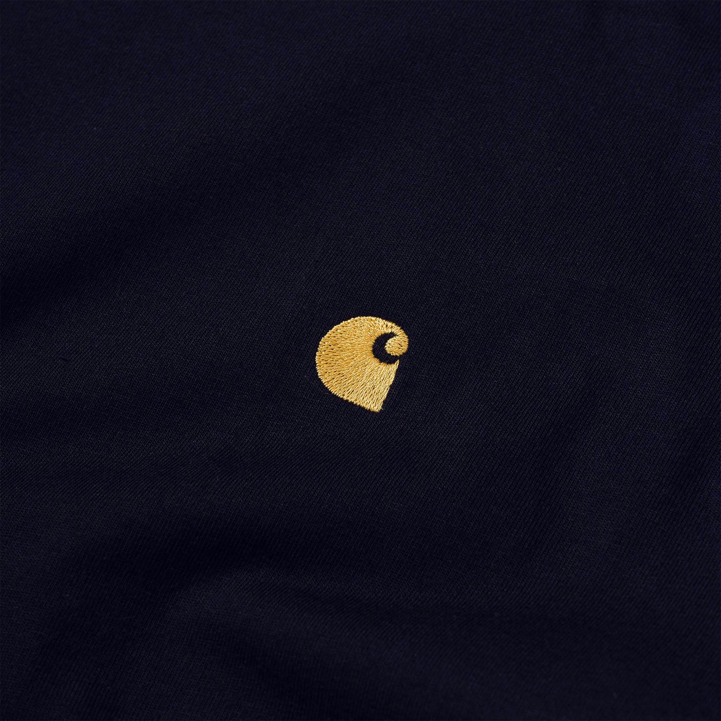 Carhartt L/S Chase T-Shirt Dark Navy/Gold